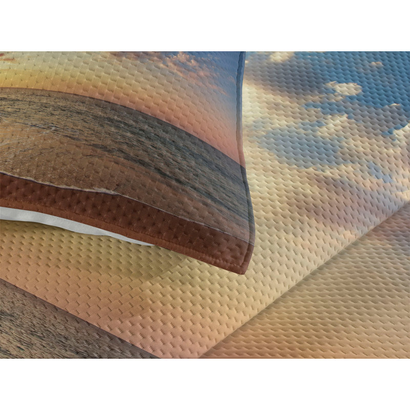 Hypnotic Coastal Polyester Coverlet