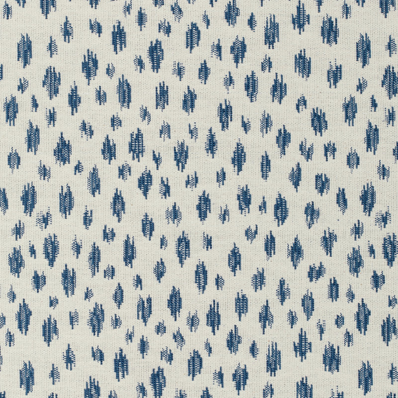 Granville Weaves Honfleur Cotton Blend Fabric, Navy