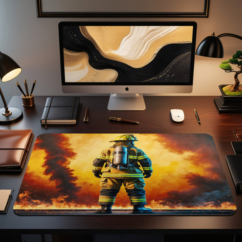 Polyester Desk Pad, 14.4x12.1