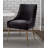 19'' H Velvet Upholstered Metal Parsons Chair-1322090724-1340082582