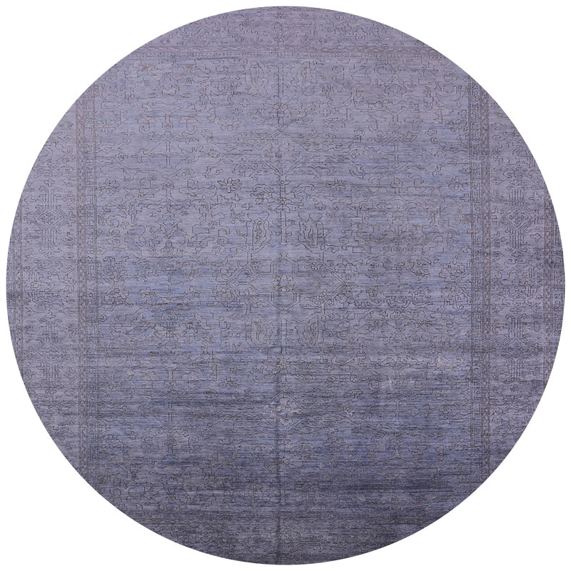 Tapis gris Kenji, Rond 7 pi