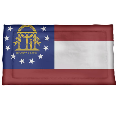 Taie décorative Katelyn Smith Georgia Flag