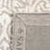 Bernon Hand Tufted Viscose/Wool Damask Rug in Silver/Ivory