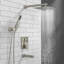 Robinet de baignoire et de douche à pluie à pression équilibrée avec valve brute-113994922