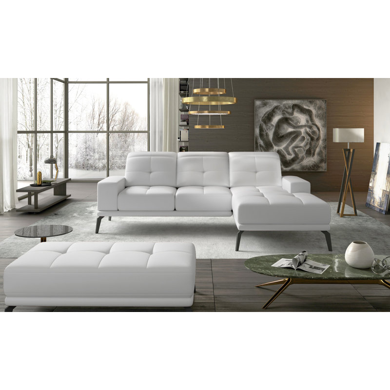 Airabella 3 Seater Velvet Sofa Bed, White