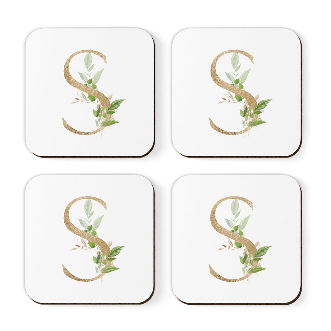 Cork Square 4 Piece Coaster Set (Set of 4) Gracie Oaks 