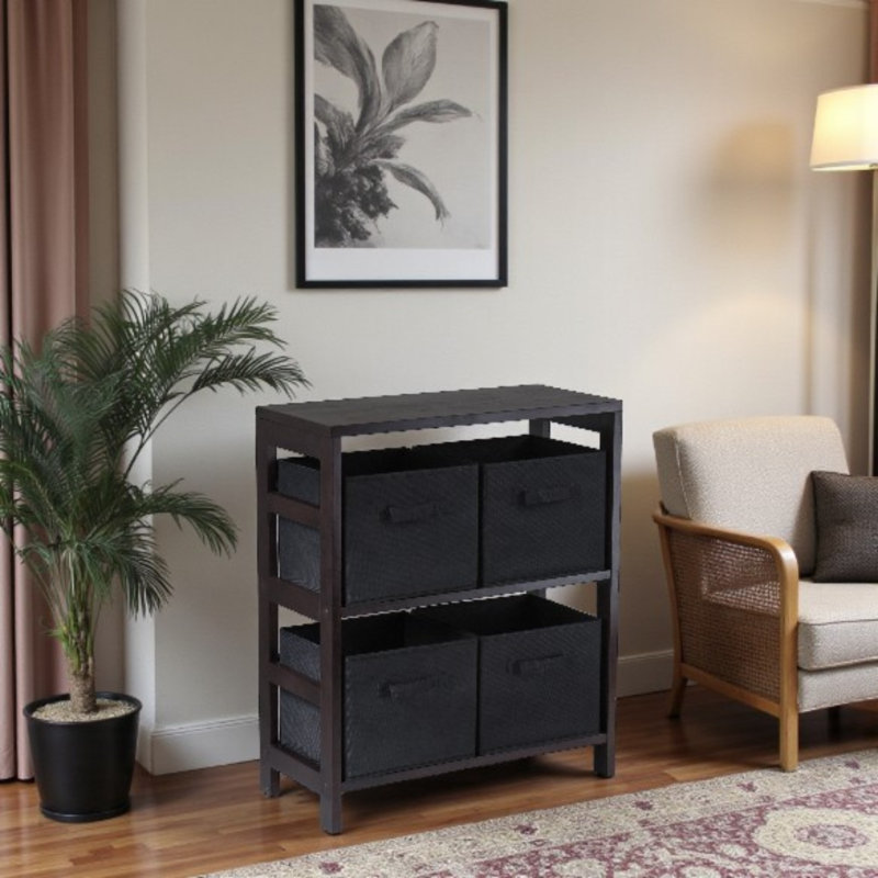 Étagère Cleante, Espresso / Noir