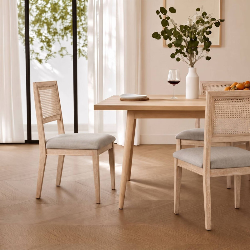 Wood Dining Chair, Light Brown