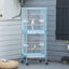 Cage à oiseaux spacieuse et polyvalente pour petits oiseaux avec plusieurs portes et un entretien facile