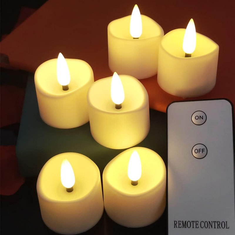 Flameless Tealight Candle with Plastic Holder