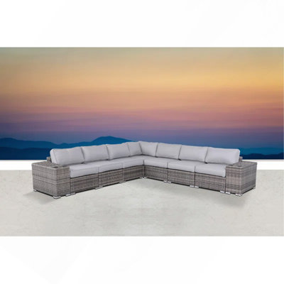 9-Piece Sectional Sofa Set With Cushions - Fully Assembled