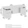 Bush Business Furniture Stratus 72W X 30D Eletric Height Adjustable Standing Desk With File Cabinet