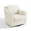 Bronnen Big And Wide Upholstered Cushion Swivel Armchair with Removable Back and Seat Cushion-769047626