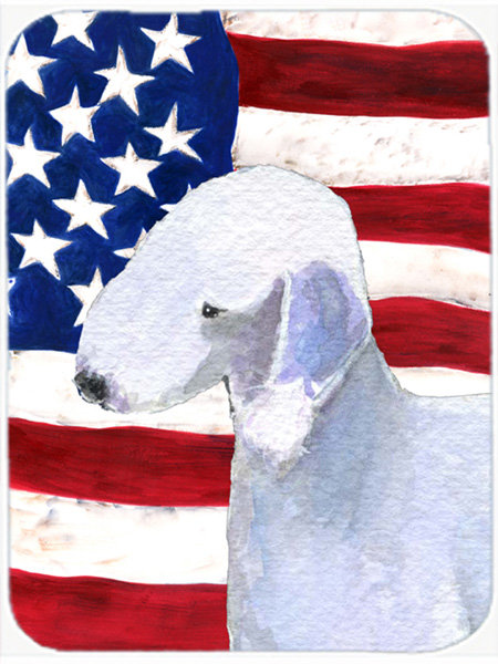 Planche à découper trinx American American Flag avec Bedlington terrier