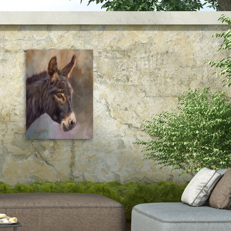 Toile d'extérieur David Stribble Donkey, H 14 po x l 19 po
