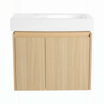 Meuble-lavabo moderne avec rangement efficace et design élégant