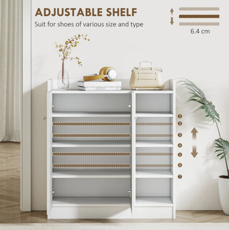 12 Pair Shoe Storage Cabinet