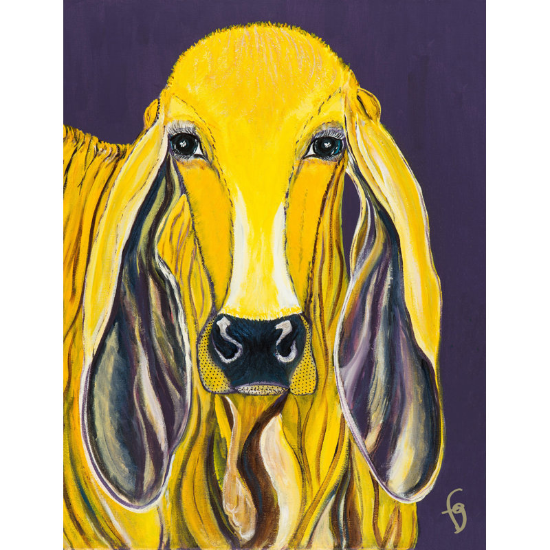 France Gilbert - Wrapped Canvas Painting, 132cm H x 101cm W