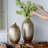 Transitional Design Aluminum Vase, Table Vase
