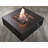 Hartwin Square Concrete Smokeless Fire Pit Table with Lid-1187357191