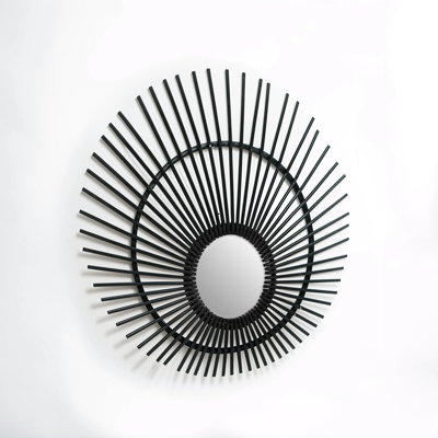 Wicker / Rattan Square Mirror
