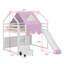 Structure de lit en mezzanine avec tente-930137514-930137513