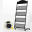 147cm H x 63cm W Iron Bookcase