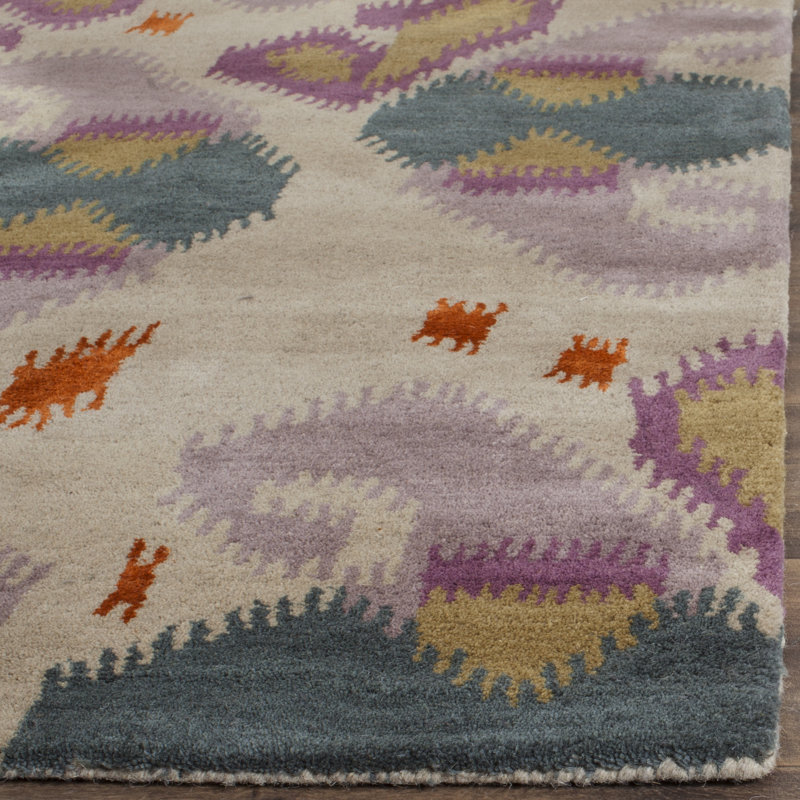 Kouerga Wool Pile Oriental Rug, Rectangle 8' x 10'
