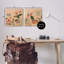 Ensemble de 2 toiles élégantes Flower Organics, design par Dusza-1231450522