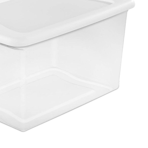 Sterilite Corporation 8-Pack Sterilite Medium 18-Gallons (72-Quart) Purple  Tote with Latching Lid in the Plastic Storage Containers department at