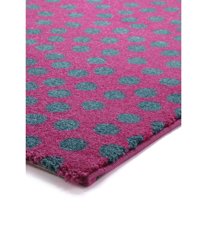 Rainbow Rabbit Pink Area Rug, Rectangle 160 x 225cm
