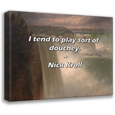Nick Kroll Quote: I tend to play sort of douchey.