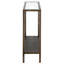 91.4cm Glass Top Console Table-1597483097-1597483096