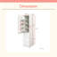 Armoire de rangement pour garde-manger, garde-manger avec portes, tablettes et tiroirs