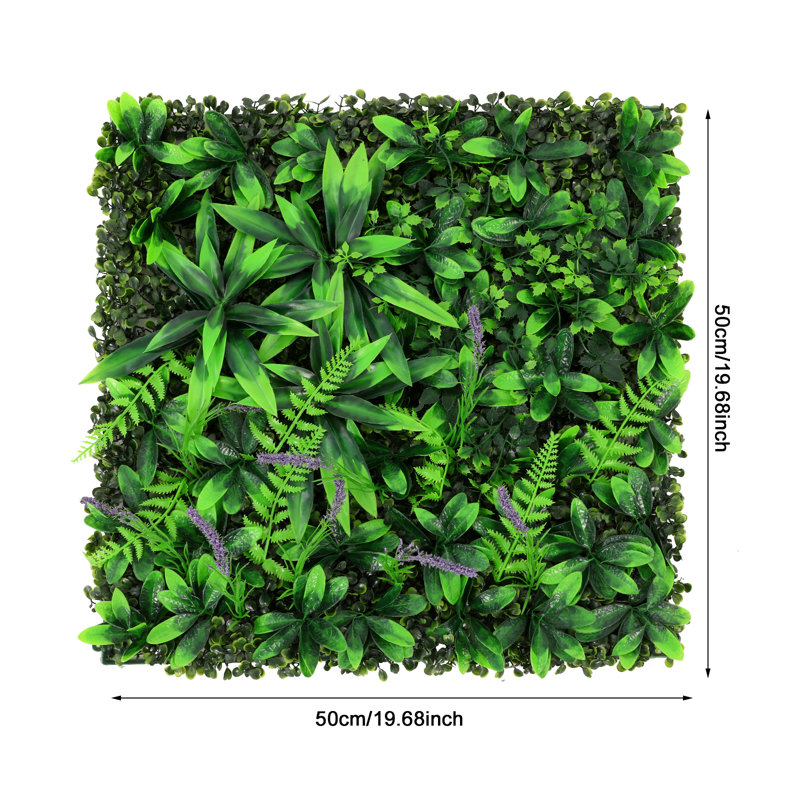 12 panneaux muraux de verdure artificielle