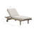 Saratoga Outdoor Teak Chaise Lounge Chair In Pebble-123103183