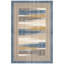 Tapis Orchard moderne à rayures effet pinceau, bleu, gris, or, crème, ivoire, lavable en machine, antidérapant, à poils courts, pour intérieur et extérieur, adapté aux animaux domestiques, salon, chambre, salle à manger, entrée, couloir, bureau-1280008857