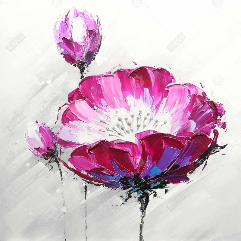 " Fuchsia Wild Flower "