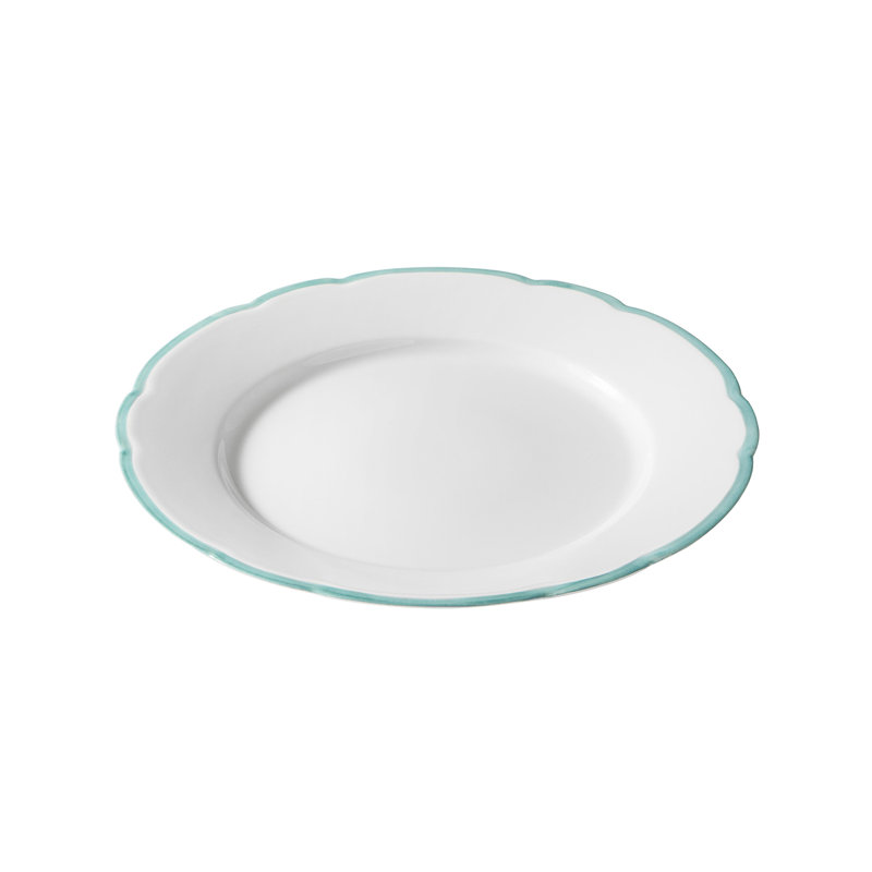 Reminiscence Porcelain Limoges Dinner Plate, White/Green