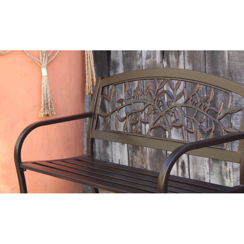 Banc de jardin en acier Finnis