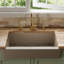 Ensemble d'évier de cuisine à tablier simple à tablier frontal 34 po x 21 1/4 po Karran Quartz-50597845