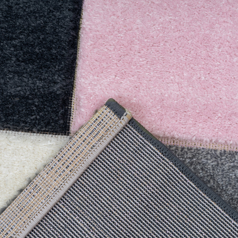 Osio Dexter Pink Rug, Rectangle 160 x 230cm
