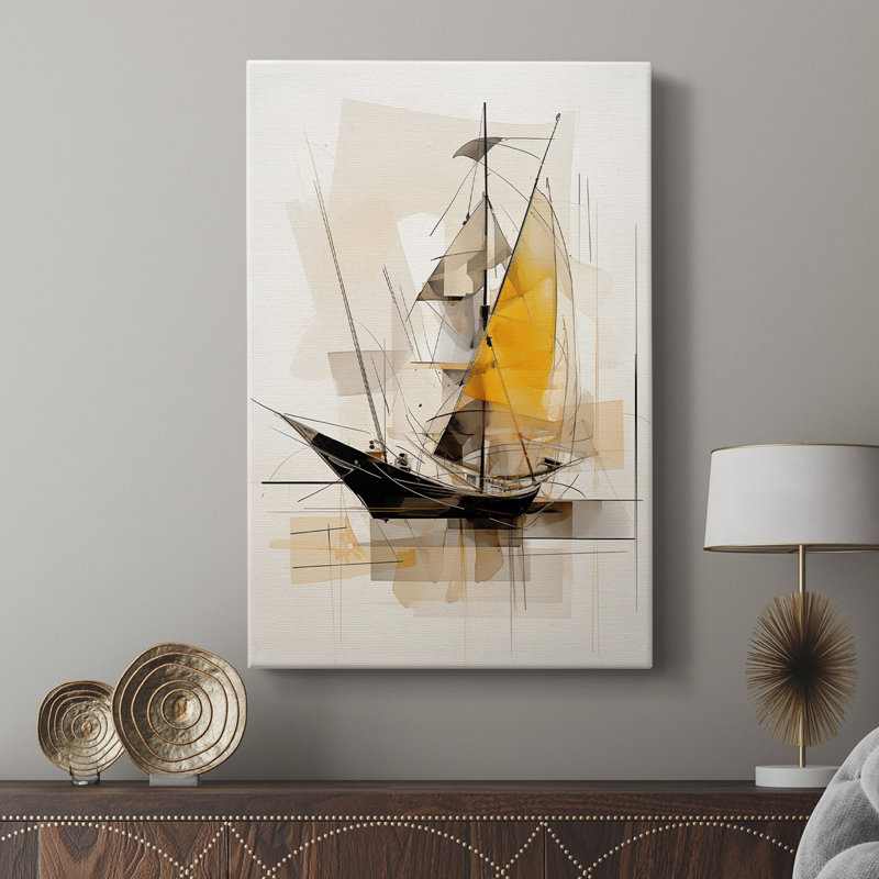 NAUTICAL Series CECLXII - Gallery Cavas, H 18 po x l 12 po