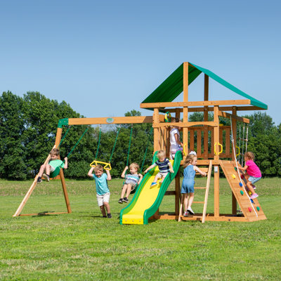 Backyard Discovery Mount McKinley All Cedar Wood Swing Set