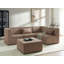 Taveres 83cm Wide Square Solid Colour Standard Ottoman