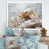 Cadre simple blanc