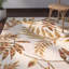 Tapis beige en laine et viscose touffetés à la main Soho-775169667