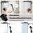 13-Inch Handheld Shower Head With Dual Rainfall Spray, Button Switch, 3 Spray Modes, Adjustable Extension Arm & 71-Inch Stainless Steel Hose-113054039