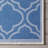 Kehr Lattice Moroccan Blue Machine Washable Area Rug-74721511