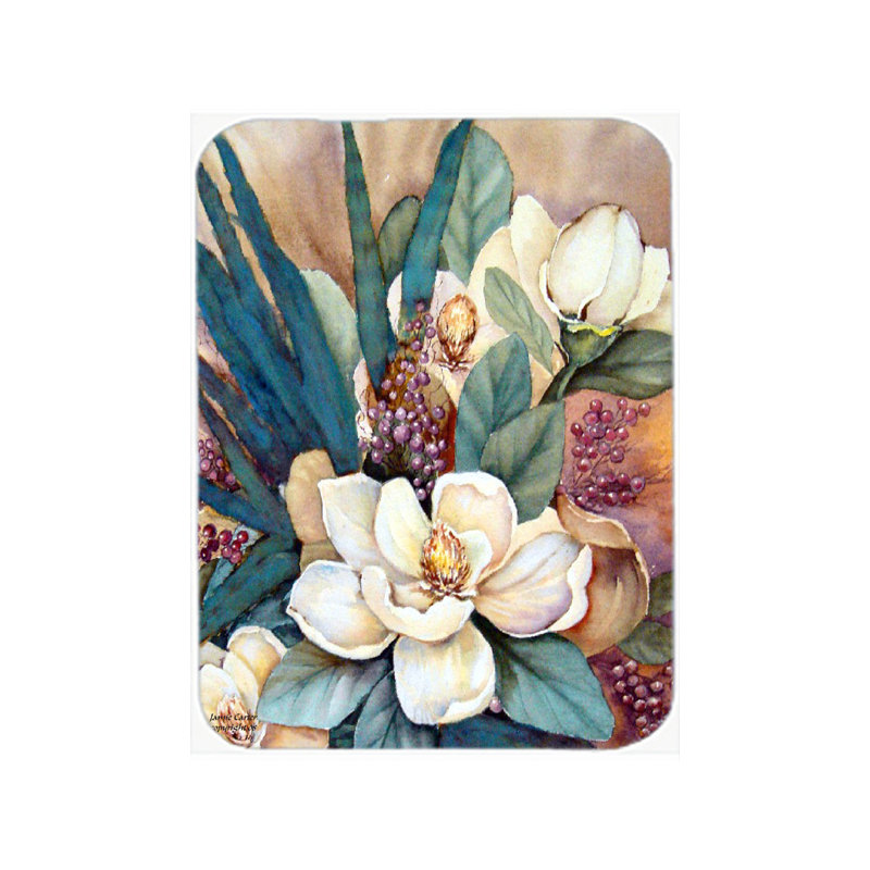 Caroline's Treasures Southern Magnolias Glass Cutting Board